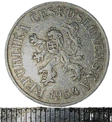 Лот: 24639881. Фото: 1. Монета 10 геллер Чехословакия... Европа