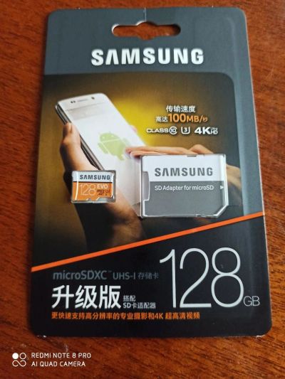 Лот: 14913385. Фото: 1. Карта памяти sdcard sd sdxc 128Gb... Карты памяти