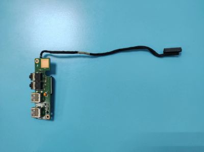 Лот: 25130126. Фото: 1. Б/У плата с разъемами USB 3.0... Запчасти для ноутбуков