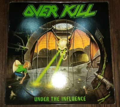 Лот: 12036410. Фото: 1. Пластинка Overkill - Under the... Аудиозаписи