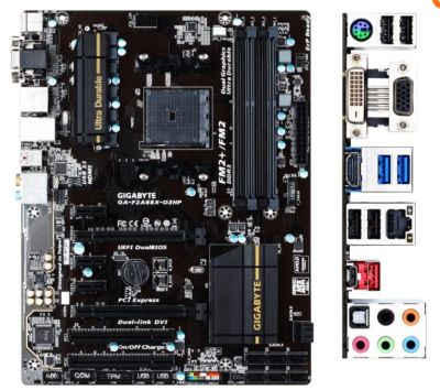 Лот: 16979452. Фото: 1. Материнская плата Gigabyte GA-F2A88X-D3HP. Материнские платы
