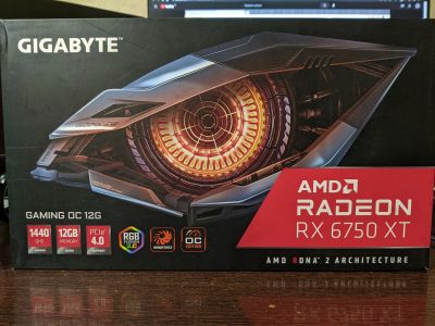 Лот: 19605736. Фото: 1. Видеокарта Gigabyte amd radeon... Видеокарты