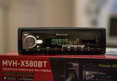Лот: 9293812. Фото: 1. Pioneer MVH-X580BT (Процессорный... Автомагнитолы