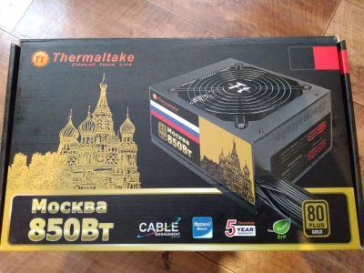 Лот: 15219511. Фото: 1. Блок питания 850W ATX Thermaltake... Корпуса, блоки питания