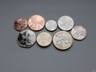 Лот: 18475277. Фото: 1. Гибралтар набор из 8 монет 2019... Европа