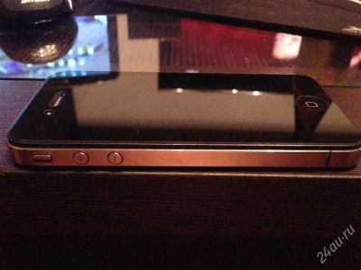 Лот: 2385946. Фото: 1. iphone 4 16gb black, РСТ. Смартфоны