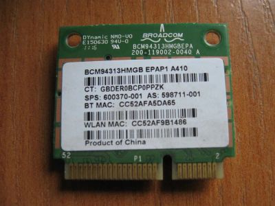 Лот: 4457088. Фото: 1. wi-fi модуль Broadcom b/g/n. WiFi, Bluetooth адаптеры