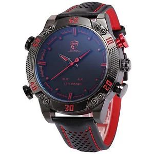 Лот: 9759252. Фото: 1. Часы Shark Sport (черно-красные... Оригинальные наручные часы