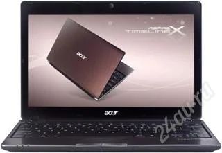 Лот: 1130040. Фото: 1. Коричневый нетбук Acer Aspire... Ноутбуки