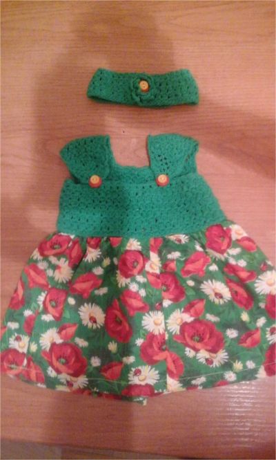 Лот: 9872469. Фото: 1. платье зеленое+повязка(ободок... Платья, сарафаны