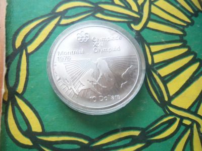 Лот: 15554212. Фото: 1. Канада 10 долларов 1976 г. Хоккей... Америка