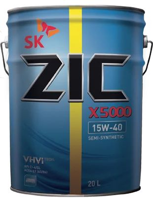 Лот: 20360756. Фото: 1. ZIC NEW X 5000 15/40 CI-4 20л... Масла, жидкости