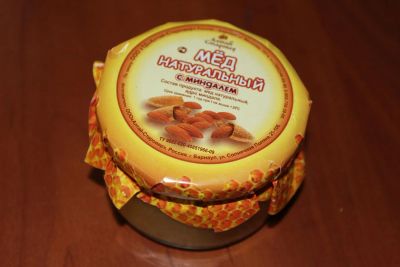 Лот: 4702082. Фото: 1. Мёд с миндалём. Мёд, продукты пчеловодства