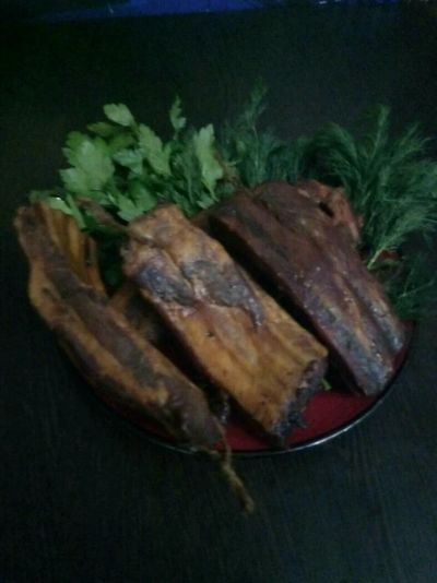 Лот: 10963389. Фото: 1. Копченая грудинка и ребра!. Мясо, птица, яйцо