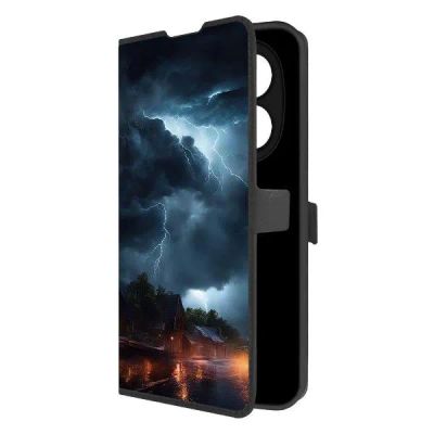Лот: 25086809. Фото: 1. Чехол Krutoff Eco Book "Ночная... Чехлы, бамперы