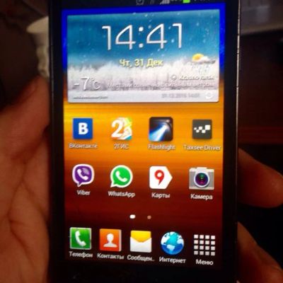Лот: 6685115. Фото: 1. Samsung galaxy s2 i9100 черный... Смартфоны