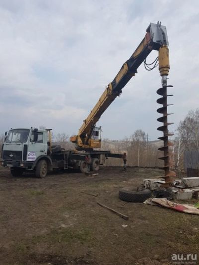 Лот: 13742086. Фото: 1. Буроям ямобур автокран. Другие (транспортные услуги, вывоз мусора)
