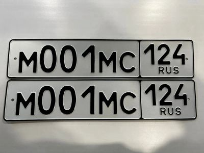 Лот: 19563341. Фото: 1. гос номер М 001 МС124. Госномера