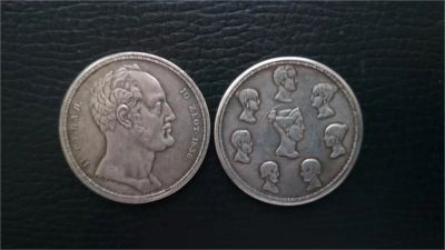 Лот: 8657086. Фото: 1. Семейный рубль Николая -1. Россия до 1917 года