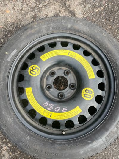 Лот: 18058646. Фото: 1. Колесо continental докатка 155... Шины на дисках