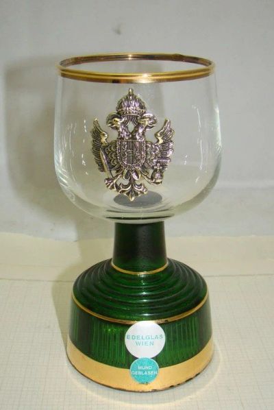 Лот: 16156183. Фото: 1. Винтажный музыкальный бокал из... Другое (антиквариат)