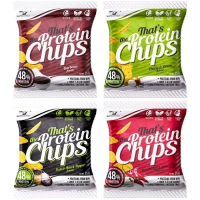 Лот: 10241165. Фото: 1. That's the Protein Chips 25 гр... Спортивное питание, витамины