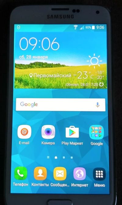 Лот: 8951913. Фото: 1. Samsung Galaxy S5 SM-G900F 16... Смартфоны