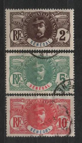 Лот: 25783110. Фото: 1. Фр. Сенегал 1906_002. Марки