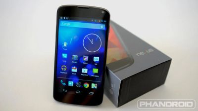 Лот: 4758337. Фото: 1. LG Nexus 4 16Gb / LG E960 16Gb... Смартфоны