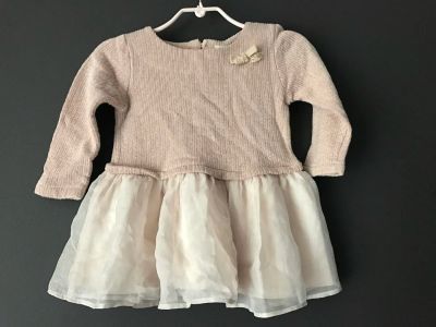 Лот: 9952700. Фото: 1. Детское платье (пепельно-розовое... Платья, сарафаны