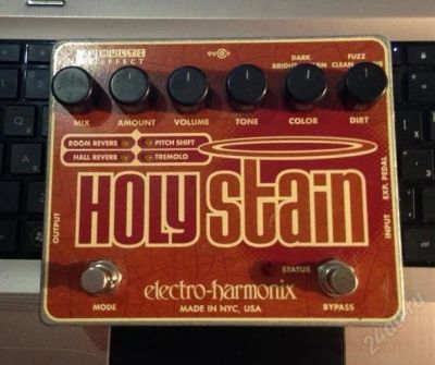 Лот: 2725581. Фото: 1. Electro-Harmonix Holy Stain (ревербератор... Гитарные эффекты и комбоусилители