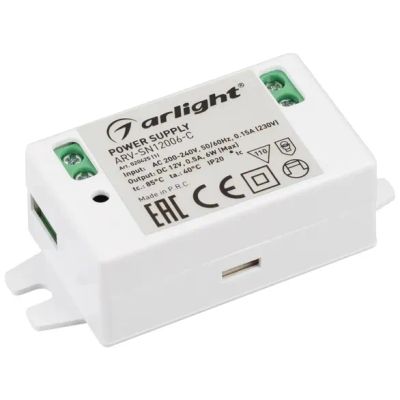 Лот: 23242324. Фото: 1. Блок питания ARV-SN12006-C (12V... Светодиодная подсветка