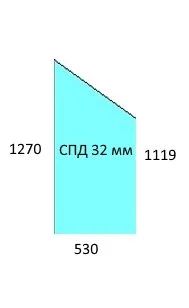 Лот: 10532354. Фото: 1. Стеклопакет 32мм, трапеция. Фурнитура, комплектующие