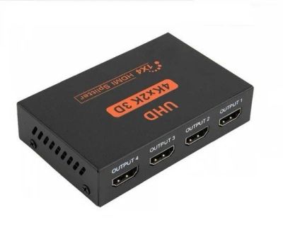 Лот: 15179237. Фото: 1. Сплиттер HDMI 1х4HDMI HW-4K104. Шлейфы, кабели, переходники