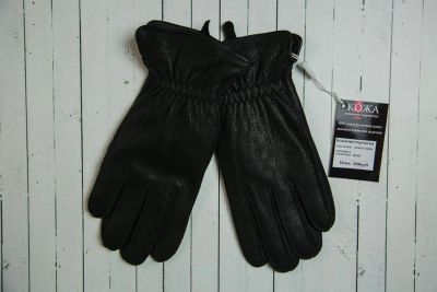 Лот: 6196058. Фото: 1. Мужские кожаные перчатки из натуральной... Перчатки, варежки, митенки