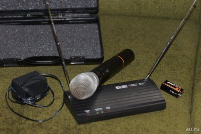 Лот: 9542084. Фото: 1. Радио микрофон Pro Audio SR-201. Студийные микрофоны, радиомикрофоны и радиосистемы