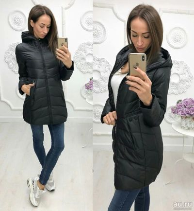 Лот: 14912488. Фото: 1. Куртка черная. Верхняя одежда