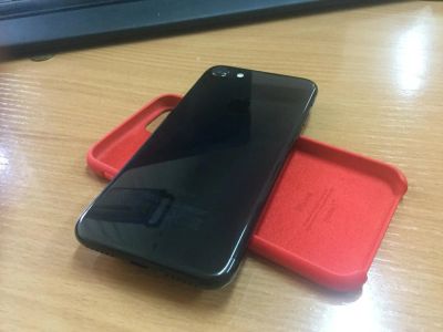 Лот: 10355368. Фото: 1. iPhone 7 jet black 128 gb с рубля... Смартфоны