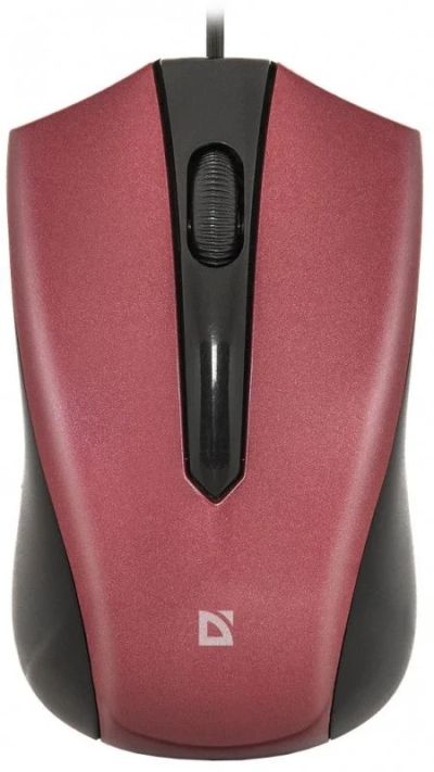 Лот: 17555905. Фото: 1. Мышь Defender MM-950 USB красно-черная... Клавиатуры и мыши