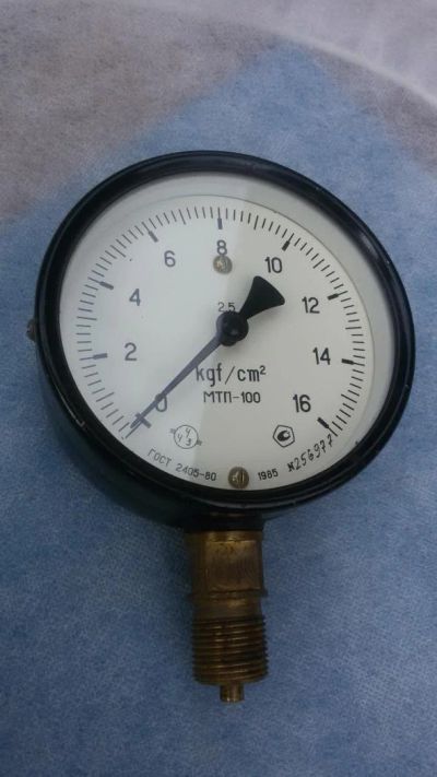 Лот: 8057796. Фото: 1. манометр МТП100. Редукторы, вентили, манометры