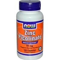 Лот: 3534302. Фото: 1. Now, Zinc Picolinate, 50 mg, 120... Спортивное питание, витамины