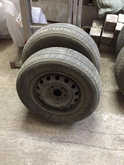 Лот: 6189175. Фото: 1. Michelin 185/70 R14 На штампах. Шины на дисках