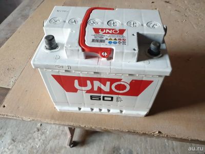 Лот: 15252785. Фото: 1. Аккумулятор Uno 6CT-60N, как новый. Аккумуляторы