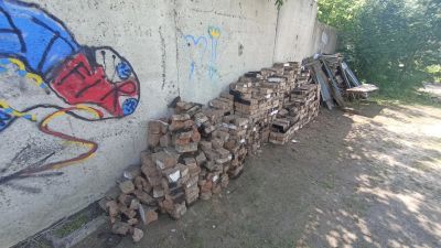Лот: 25588542. Фото: 1. Кирпич бу. Блоки, кирпич, брусчатка