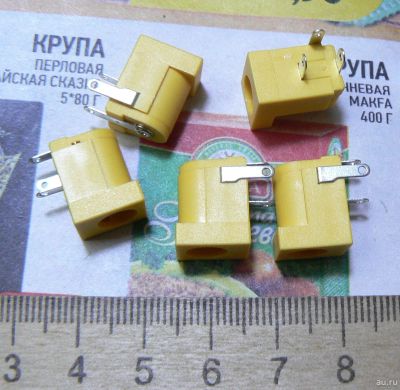 Лот: 16390473. Фото: 1. Разъём (гнездо) питания 5,5 х... Разъёмы