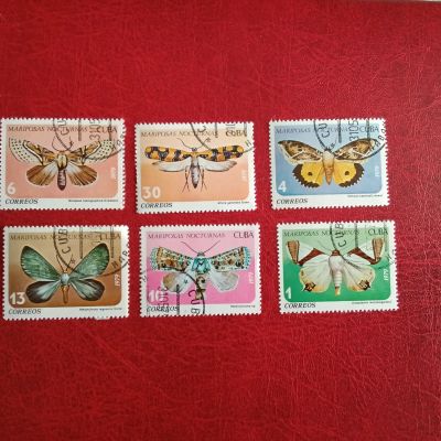 Лот: 17537281. Фото: 1. 1979, Куба, бабочки серия гаш. Марки