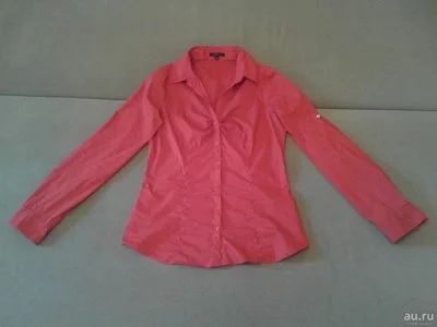 Лот: 11707155. Фото: 1. Блузка, цвет красный, материал... Блузы, рубашки