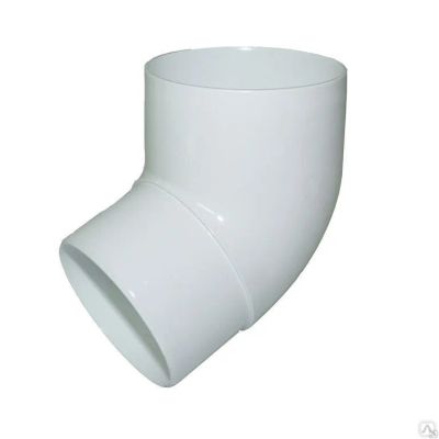 Лот: 22049670. Фото: 1. Колено трубы Holzplast белое. Металлопрокат