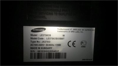 Лот: 6741642. Фото: 1. Телевизор Samsung LE37S62B. Телевизоры
