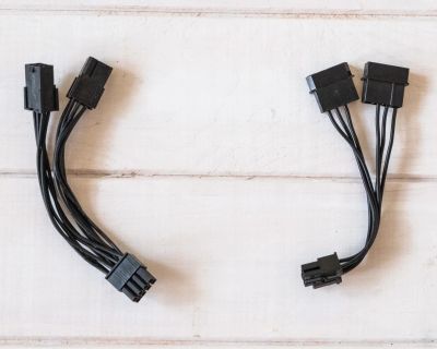 Лот: 11562700. Фото: 1. Набор переходников Molex to 6pin... Шлейфы, кабели, переходники